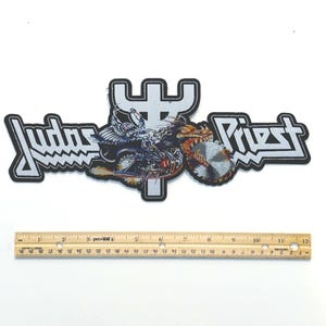 Judas Priest - Painkiller 2026 Laser-Cut Woven Back Patch NEW Sold Out Direct