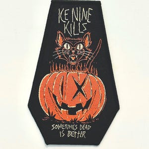 Ice Nine Kills - A veces muerto es mejor. Parche tejido con borde negro y licencia oficial. AGOTADO. Directo nuevo.