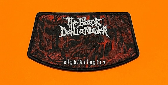 The Black Dahlia Murder - Nightbringers BLACK Border Woven Patch