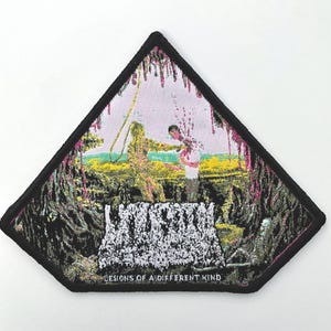 Undeath - Lesions of a Different Kind (Version 2.0) BLACK Border Woven Patch Officially Licensed New SOLD OUT Direct Very Rare