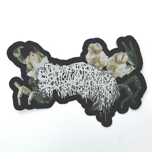 Sanguisugabogg - Homicidal Ecstasy Oversized Laser-Cut Woven Shape Patch Officially Licensed NEW Sold Out Direct