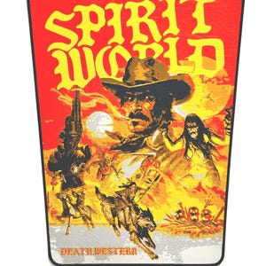 RARE FIND Spiritworld - Deathwestern 2023 Black Border WOVEN Back Patch Limited to 35 Sold Out Direct New