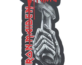 Iron Maiden - Killers (AXE) Übergroßer gewebter Aufnäher offiziell lizenziert neu AUSVERKAUFT Direkt