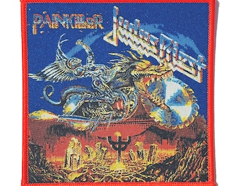 Judas Priest - Painkiller RED Border Woven Patch Officially