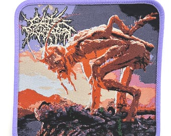 Cattle Decapitation - Terrasite 2023 Decibel Tour Exclusive PURPLE Border Licensed Woven Patch Sold Out Direct