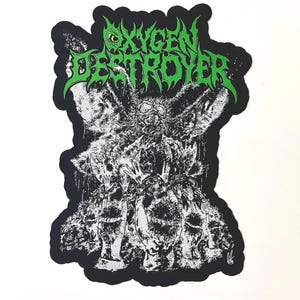 Oxygen Destroyer - Invocando a Mariposa da Divindade Patch de formato grande, cortado a laser e tecido. Produto oficialmente licenciado. NOVO. Esgotado. Direto da loja.