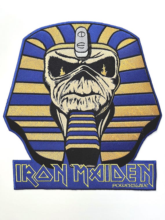 IRON MAIDEN - Senjutsu - Logo - Superstrip / Patch / Aufnäher