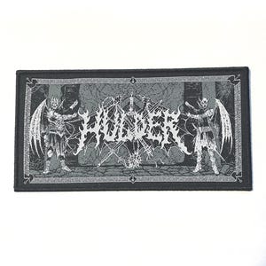 MYCKET SÄLLSYNT Hulder - Godslastering: Hymns of a Forlorn Peasantry SVART Kantvävd Randlapp Officiellt Licensierad Ny Slutsåld Direkt
