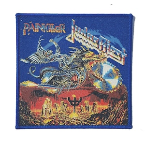 Judas Priest - Painkiller BLUE Border Woven Patch Officially Licensed New SOLD OUT Direct