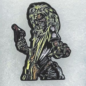 Iron Maiden - KILLERS Edycja limitowana Enamel Pin Licencjonowany Nowy WYPRZEDANY Z Metalhead Box