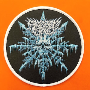 Frozen Soul - Morbid Effigy 2023 Metal & Beer Fest Exclusive White Border Woven Patch Officially Licensed New SOLD OUT Direct