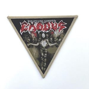 Exodus - The Atrocity Exhibition BEIGE Border Officially Licensed Woven Patch New SOLD OUT Direct