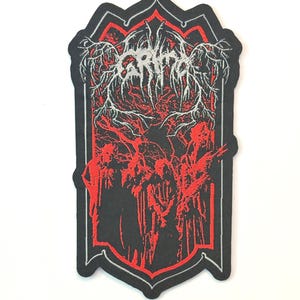 Grima - Rotten Garden Toppa tessuta tagliata al laser con licenza ufficiale Nuova lunga ESAURITA Direttamente