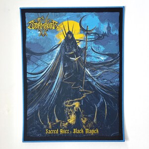 Extremely Rare Find Stormruler - Sacred Rites and Black Magick IRON & ASH Licensed Woven Back Patch Sold Out Limited Edition #44/80
