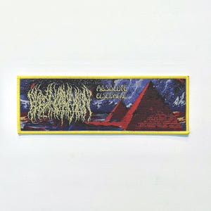 Blood Inkantation - Absolute Elsewhere GELB Bordüre Aufnäher offiziell lizenziert neu AUSVERKAUFT direkt