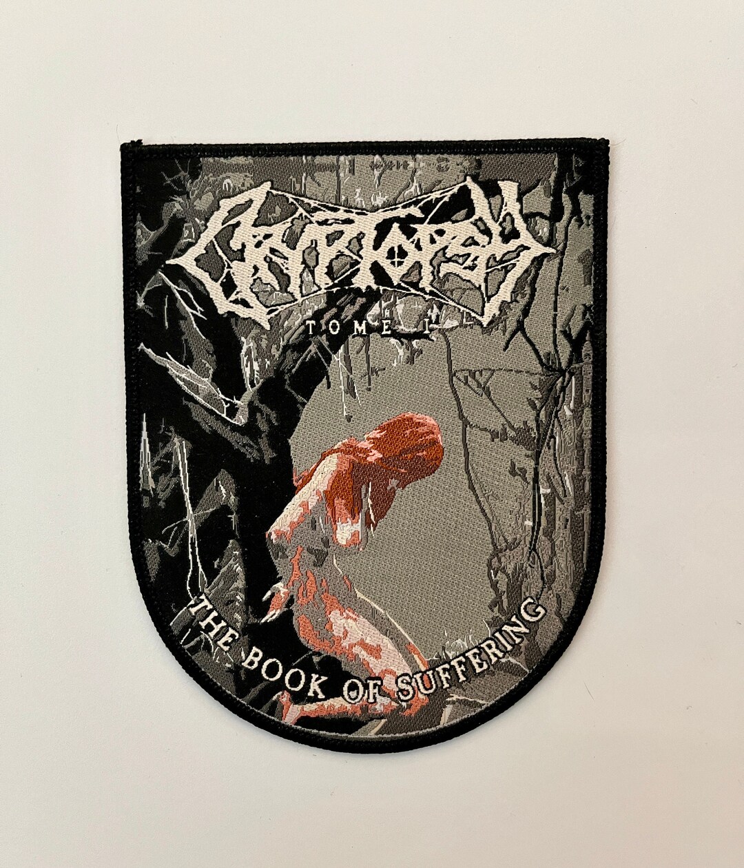 Cryptopsy the Book of Suffering BLACK Border Woven Patch New SOLD OUT ...