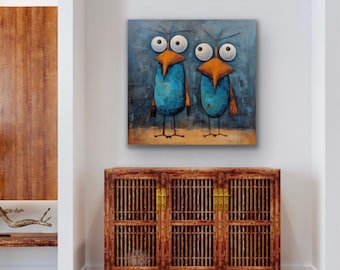 birds of a feather, blue birds, bird art, blue bird art, nature lover, nursery wall art, airbnb wall art, airbnb decor, bird lovers, digital