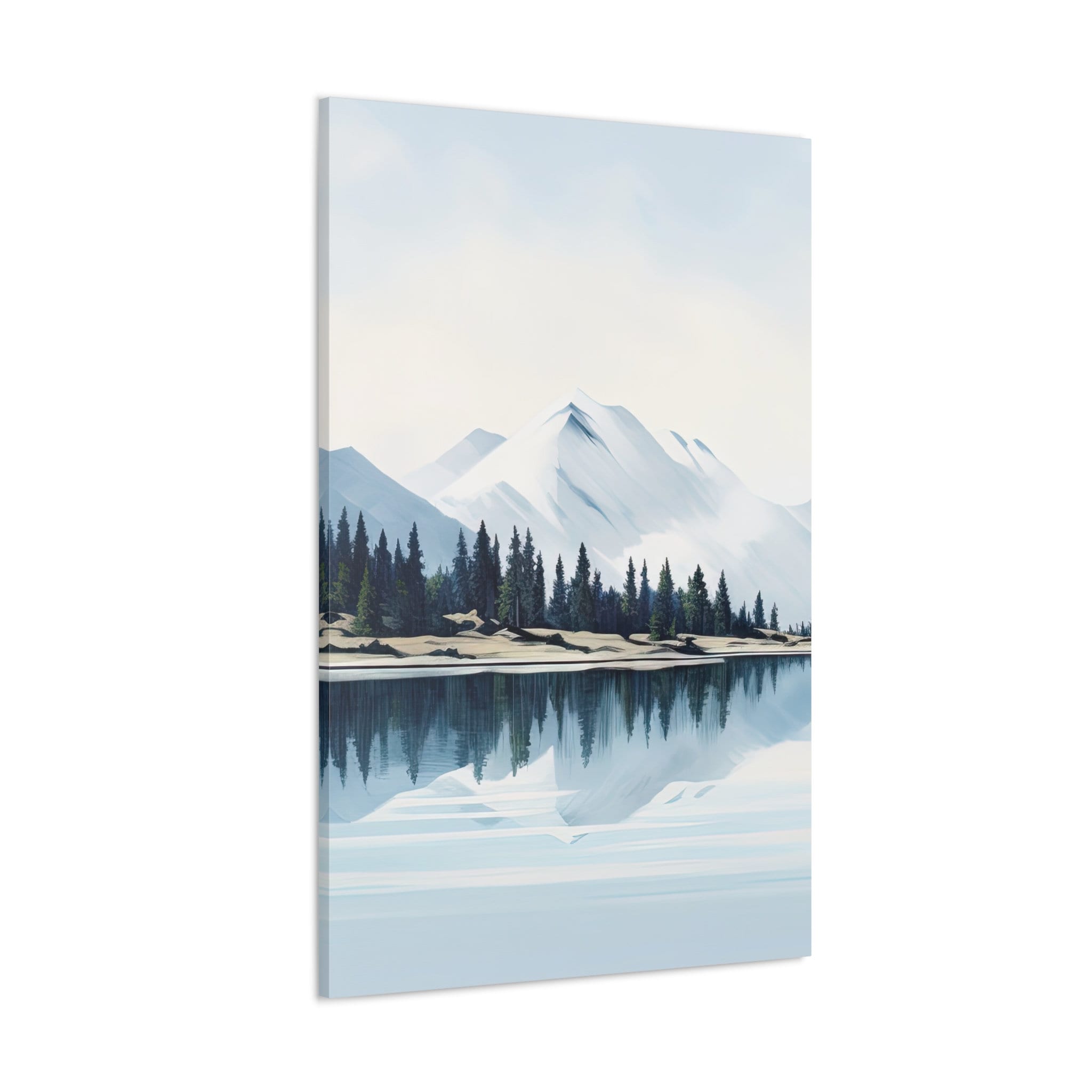 Peaceful Day on the Lake - Fine Art Painting – Canvas Art Plus