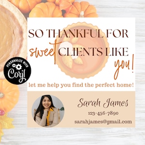 Thanksgiving - Pop by Tags - Editable Template - Real Estate Marketing