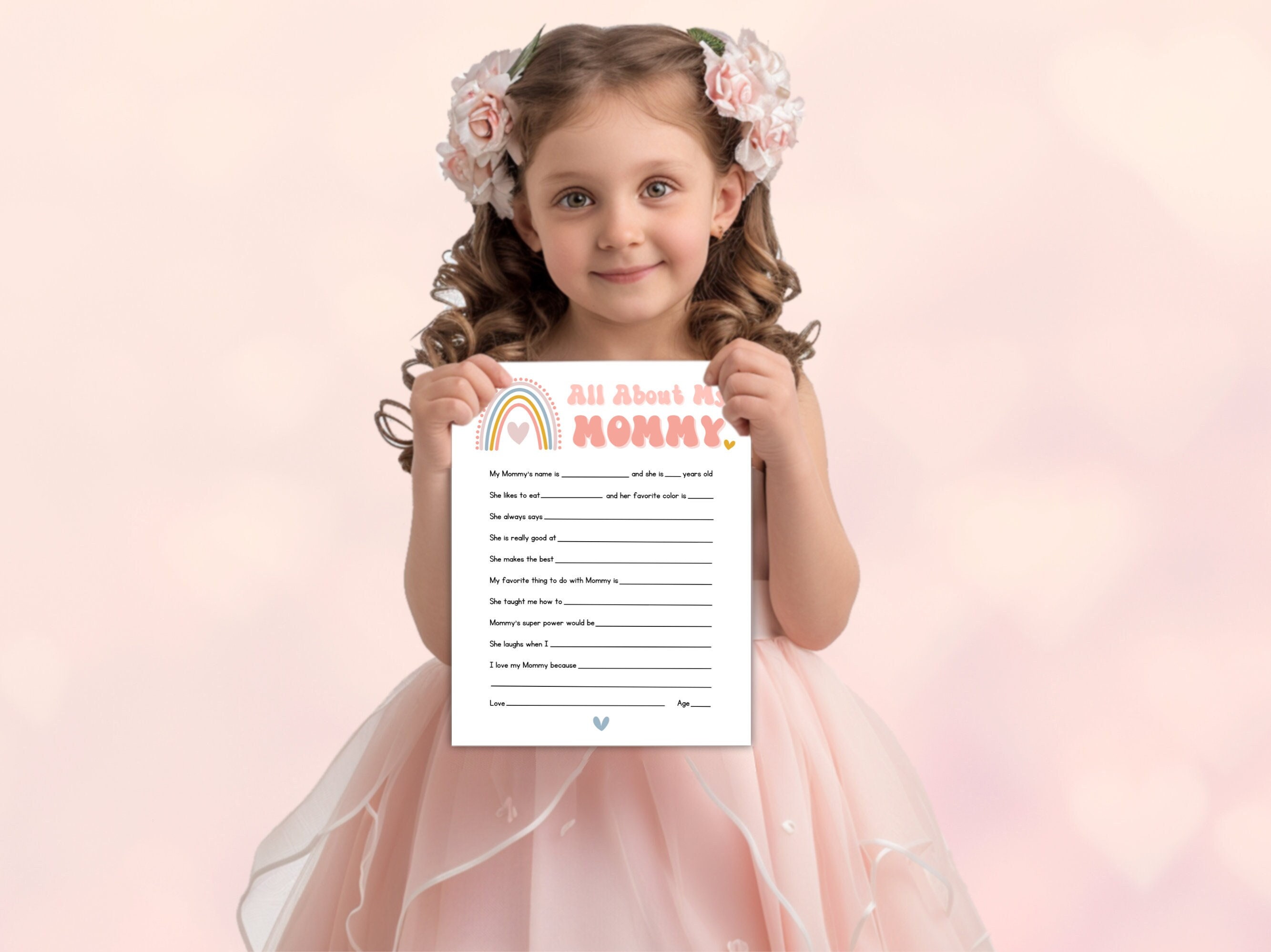 All About My Mom - Grandma Printable - Mothers Day Activity - Last ...