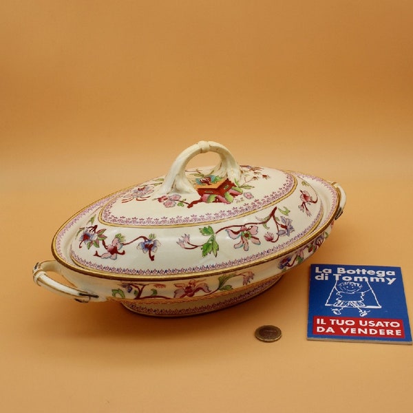Centro de mesa de porcelana Royal Worcester, 1880