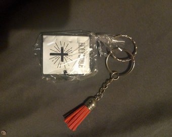 Bible keychain