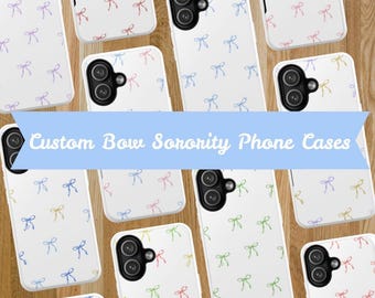 Sorority Bow Tough Phone Case