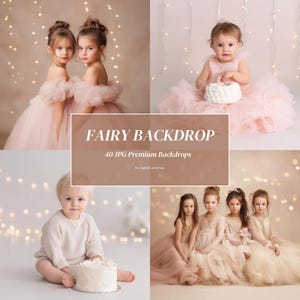 40 fondos digitales con luces de hadas, fondos iluminados para aplastar pasteles, bokeh navideño para recién nacidos, Photoshop JPG