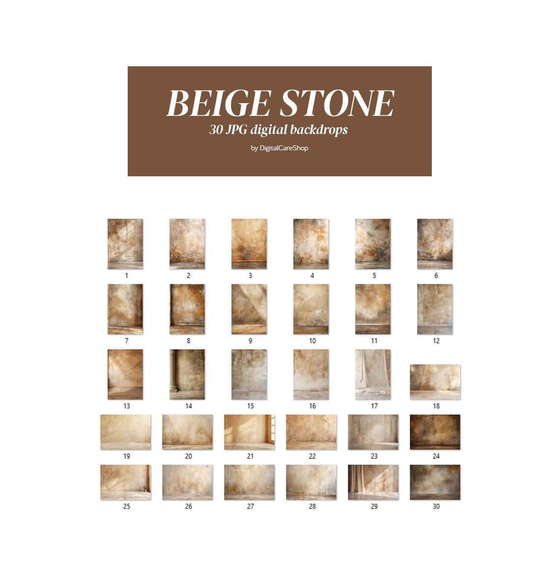 30 Beige Backdrops Old Master Beige Stone Maternity Backdrop Grunge ...