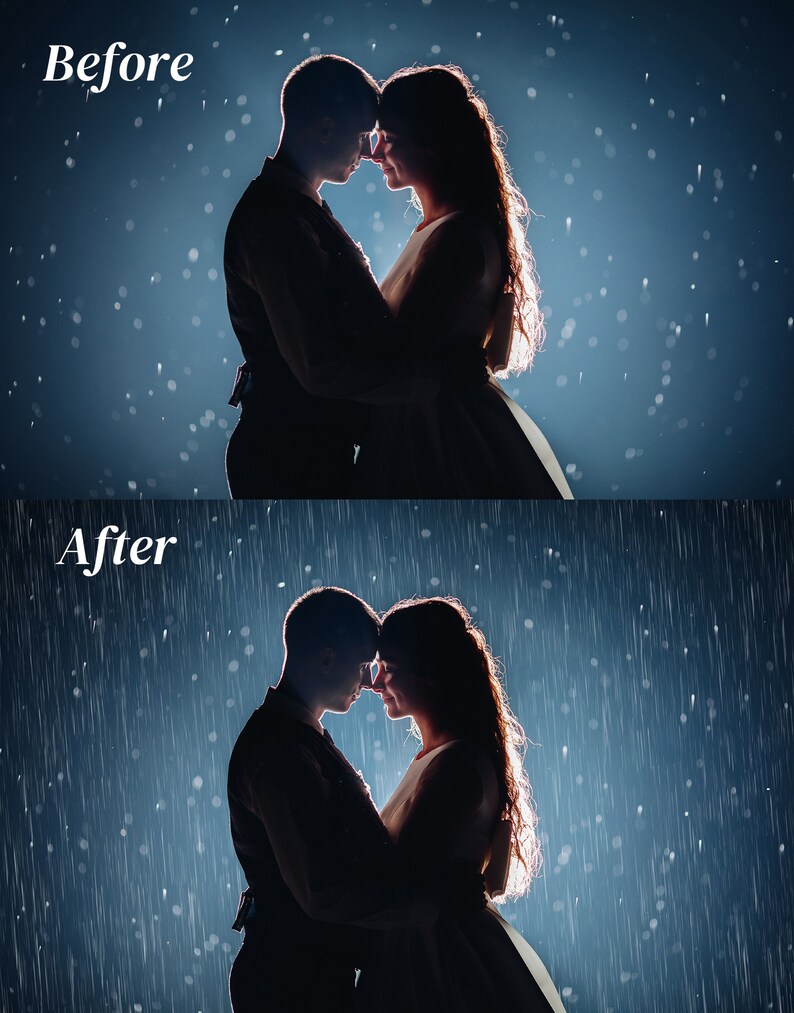 60 Realistic Rain Oveylays for Photo Editing Realistic Raindrops