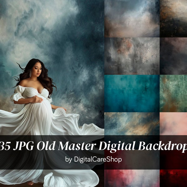 35 Old Master Background Maternity Backdrop Portrait Studio Backdrop Fine Art Textures Portrait Studio Background JPG