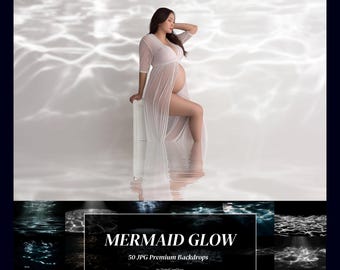 50 Mylar Reflection Digital Overlay Maternity Foil Light Effects for Photoshop Overlay Glow Strip Studio Backdrops Fine Art Textures JPG