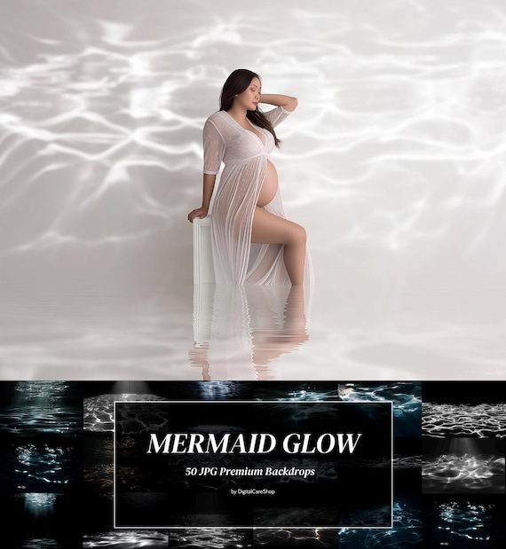 50 Mylar Reflection Digital Overlay Maternity Foil Light Effects for Photoshop Overlay Glow Strip Studio Backdrops Fine Art Textures JPG