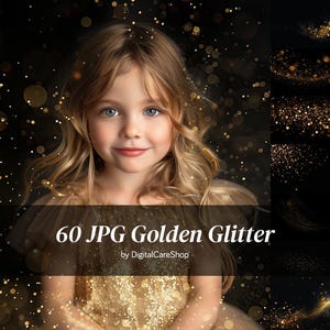 60 Gold Glitter Overlays Blowing Glitter Photoshop Overlays Bokeh Effect Glitter Bokeh Dust Blowing Gold Bokeh Glitter Photo Overlay JPG