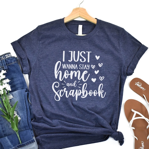 Scrapbooking T Shirt, Scrapbook Maker Sweatshirt, Gift for Scrapbook Lover, Arts and Craft Shirt, Crafty Girl Shirt, Scrapbooker Gift