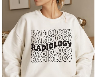 Radiology Sweatshirt, RAD Tech Sweatshirt, Cute Retro Radiology Technologist Sweater, Xray Technician Sweatshirt, Gift for Radiology Student