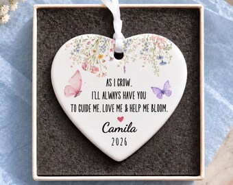Godmother Ornament, Personalized Godmother Proposal Ornament, Custom Baptism Keepsake, Christening Ornament, 2026 Christmas Ceramic Ornament