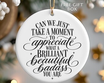 Friend Ornament, Friendship Gift, Best Friend Gift, Work Friend Gift, Thank You Keepsake, Neighbor Gift, Bestie Christmas Gift