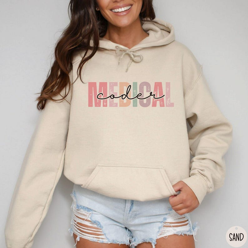 Medical Coder Rainbow Medical Coder Shirt, Coder Sweatshirt, Medical Coding Hoodie, ICD-10 ...