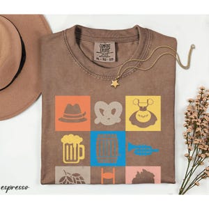 Colorful Oktoberfest Shirt, German Beer Comfort Colors Tee, Fall Festival Party Shirt, Bavarian Colors Brewery Top, Unisex Beer Gift