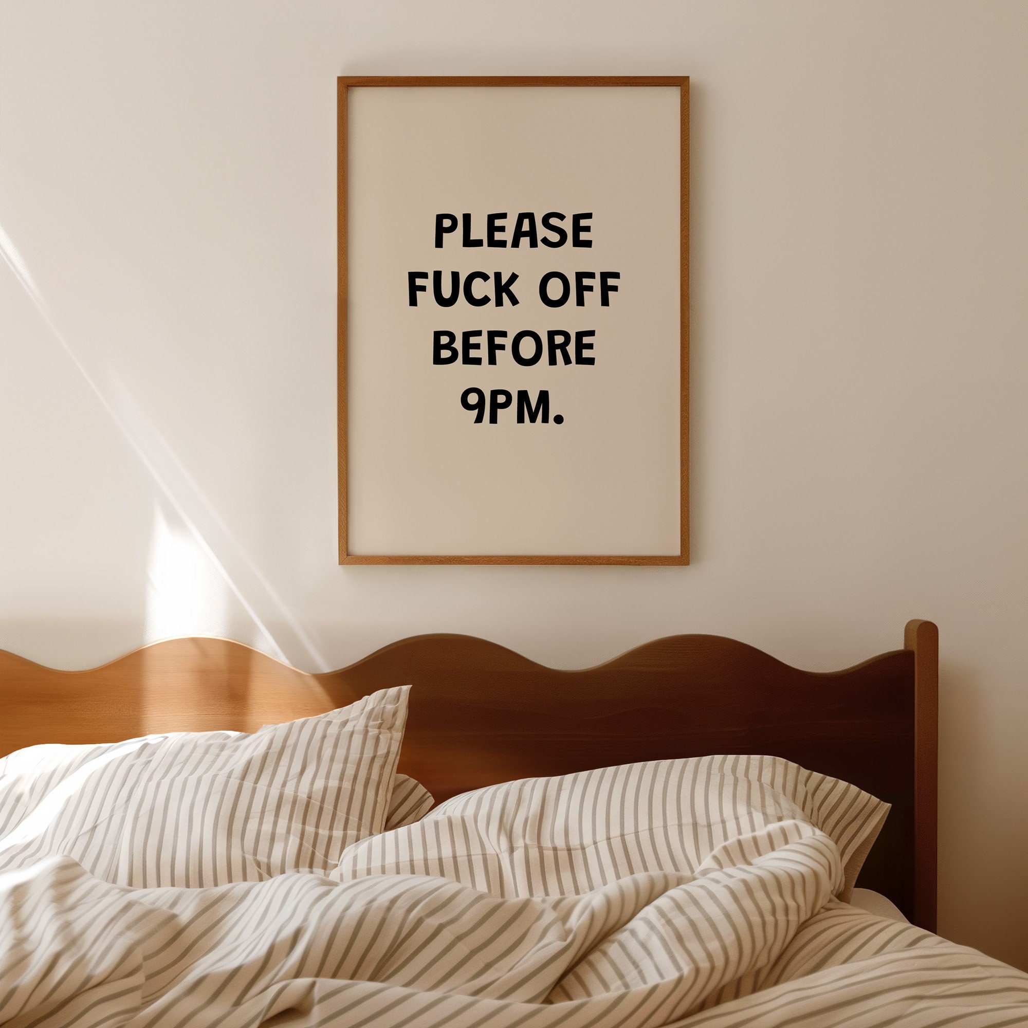Funny Quote Poster "please Fuck off Before …