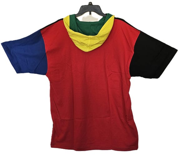 Mickey Mouse Vintage Multi Color Block Short Slee… - image 3