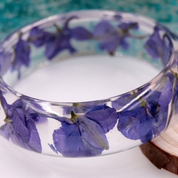 Pressed flowers bangles, real flowers bangles, resin bangles,Botanical Jewellery, real flowers bracelet , pressed flowers bracelets