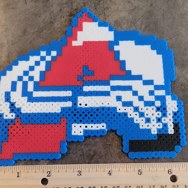 Colorado Avalanche NHL Hockey Sports Team Logo Perler Bead Art