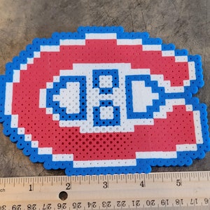 Montreal Canadiens NHL Sports Team Perler Bead Art