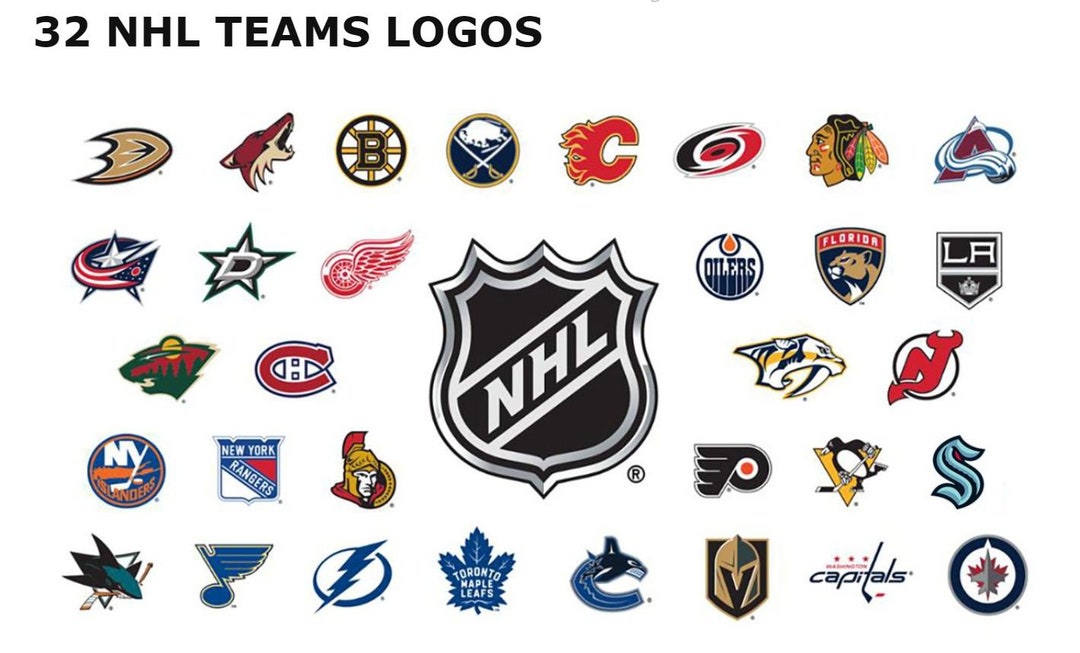 NHL Hockey Sports Teams Logos Custom Made Perler Bead Art Etsy