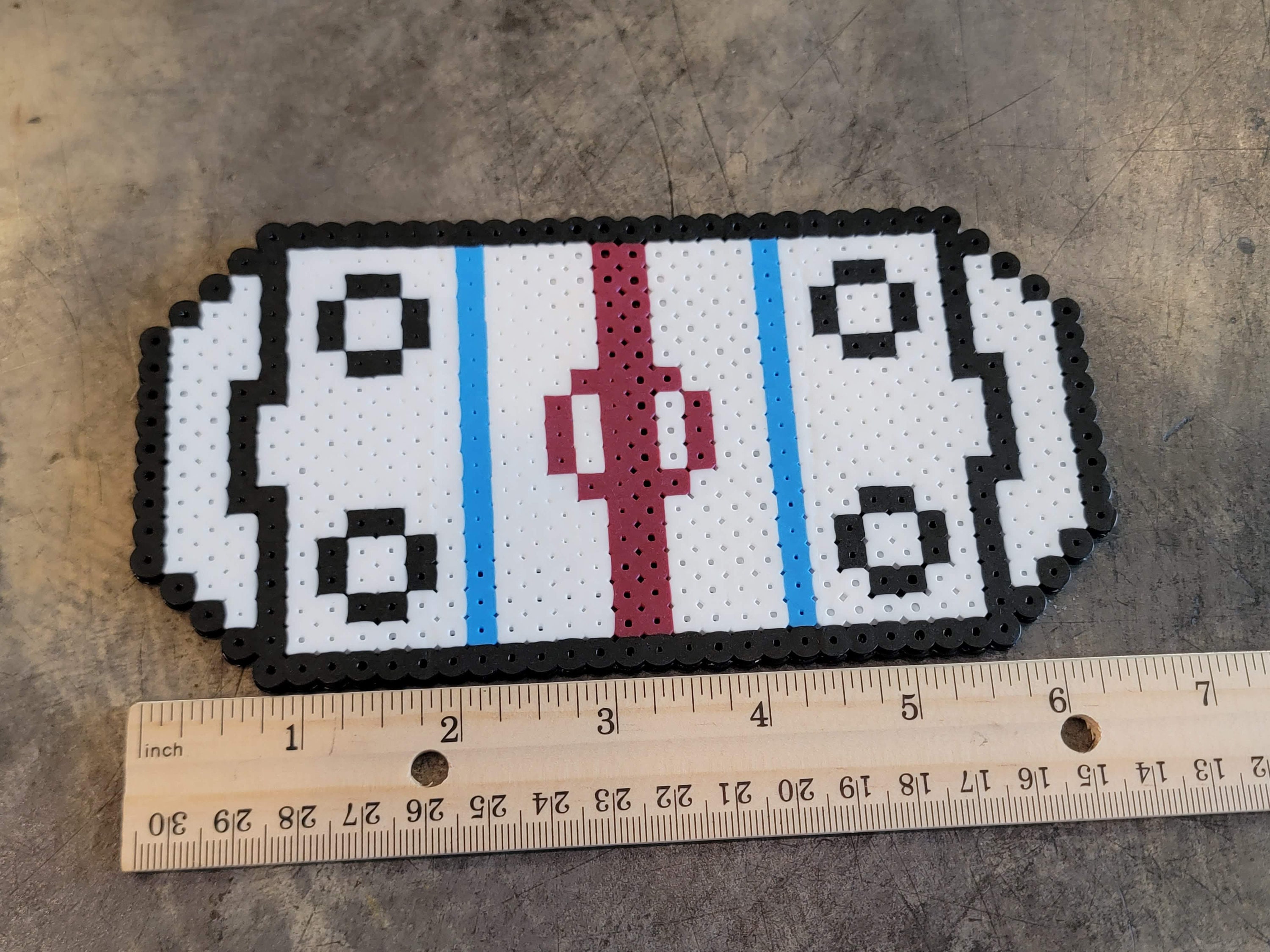 NHL Hockey Rink Perler Bead Art Etsy