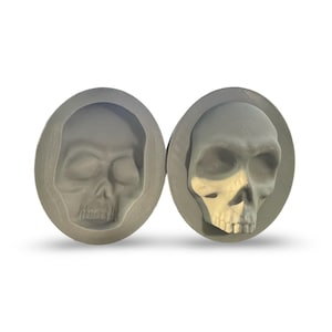 Bloque para sombrero con diseño de calavera – Impresión 3D de alta calidad – molde negativo para acabado perfecto