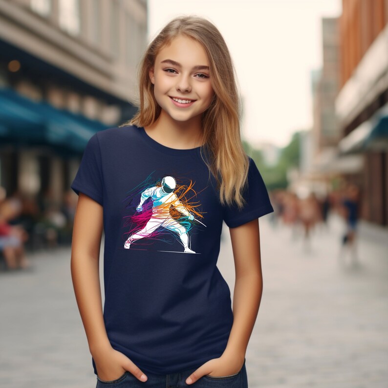 Fencing Sport Sword Hoodie Sword Pullover Gift for Men Women Boy Girl