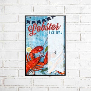Lobster Fest Poster - 11x17 printable poster template